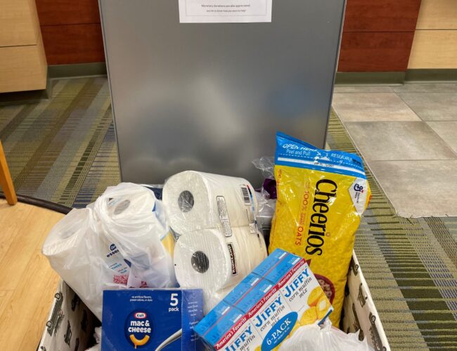 Metco gives back - food drive